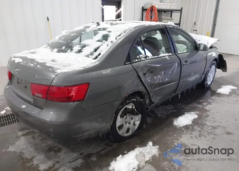 2009 Hyundai Sonata Gls z USA, uszkodzony, nr VIN 5NPET46C89H424791
